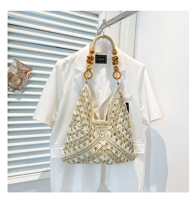 Large Capacity Woven Bag Women Summer Beach