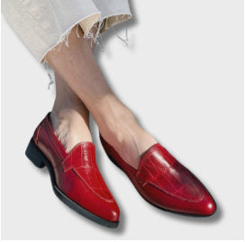 Spring Leisure Low Heel Pointed-toe Women's Shoes