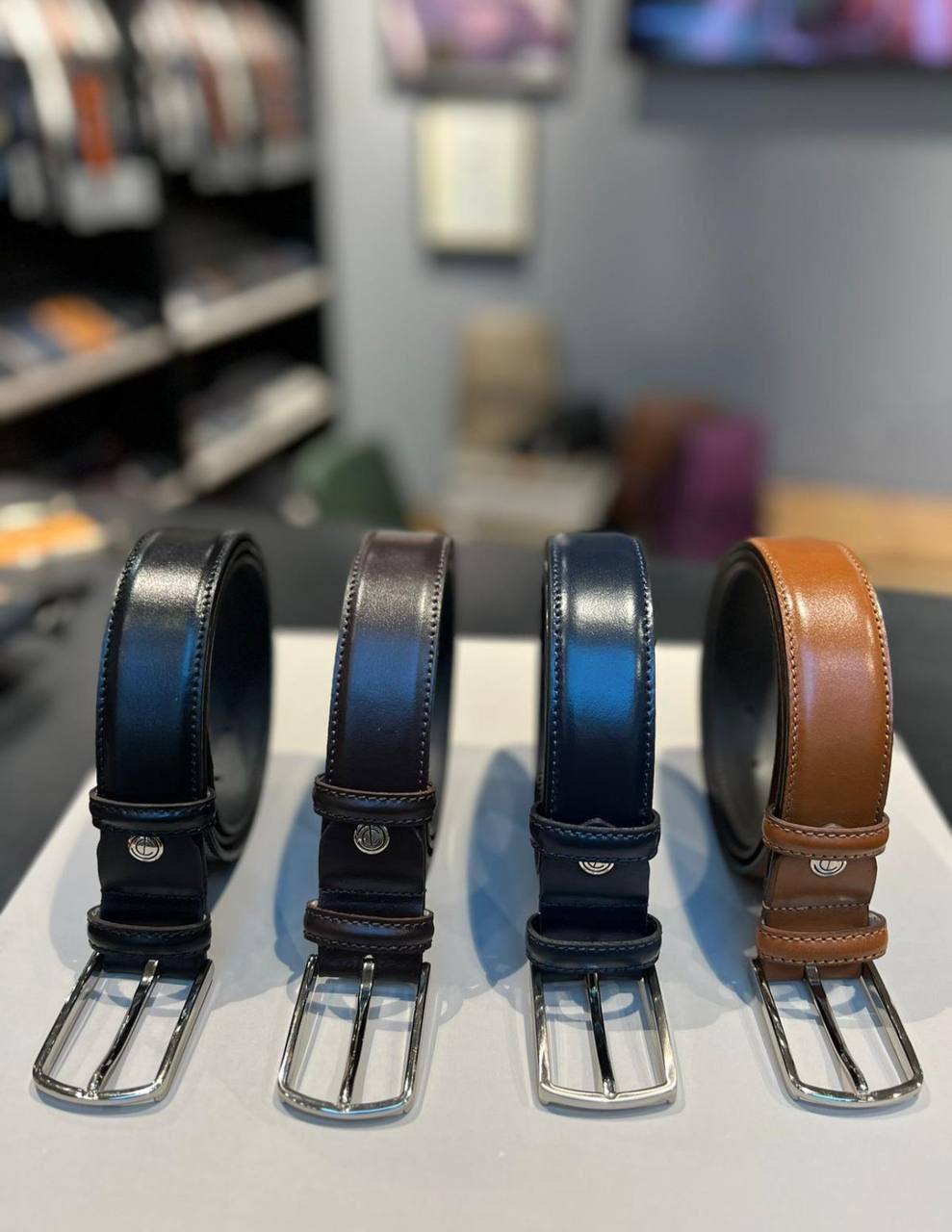 High quality men leather belts