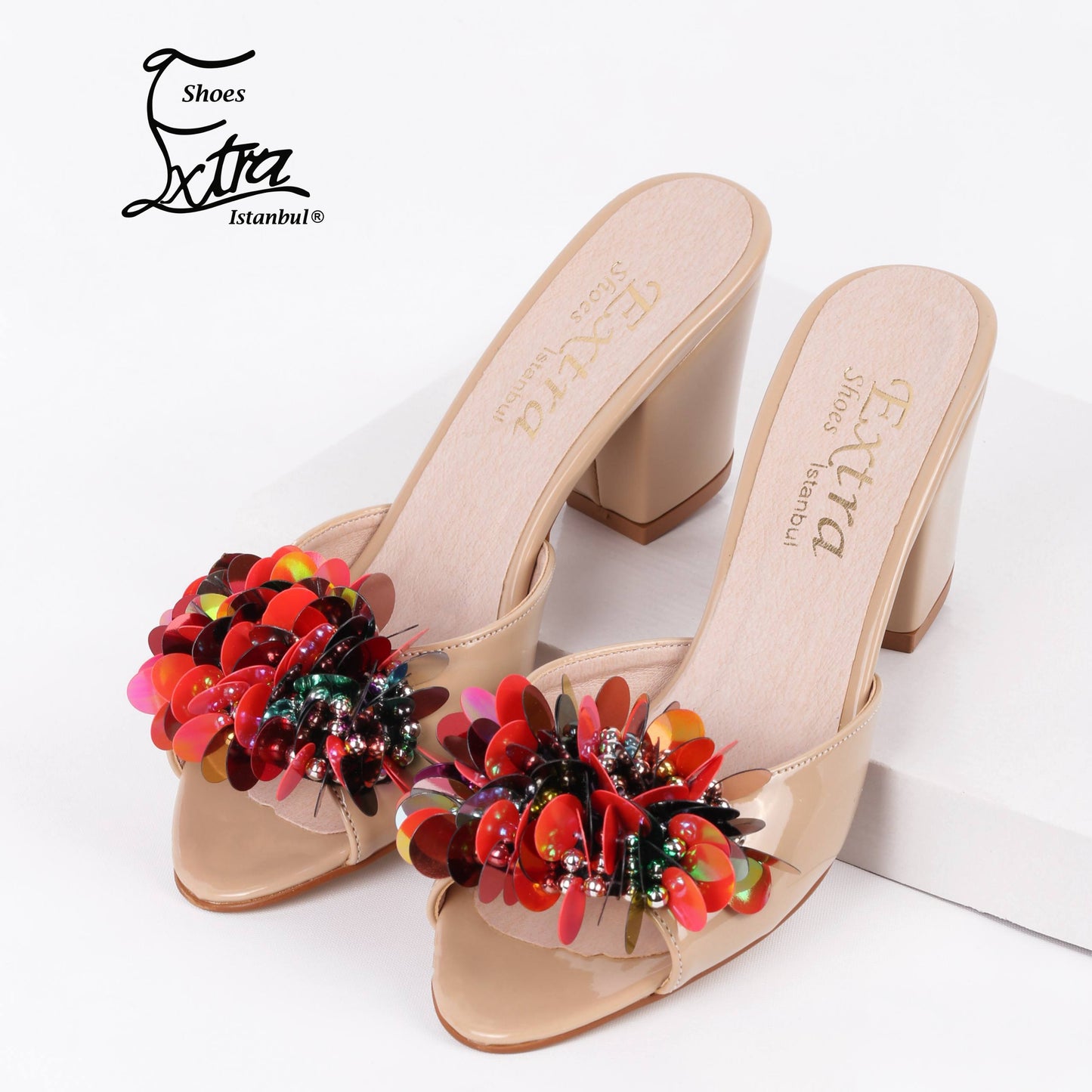 Lucy flowered women shoes