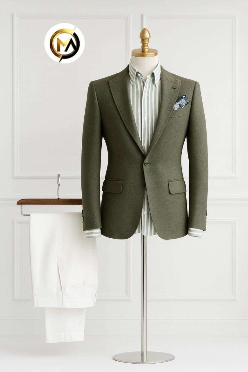 Escobar single button men suit