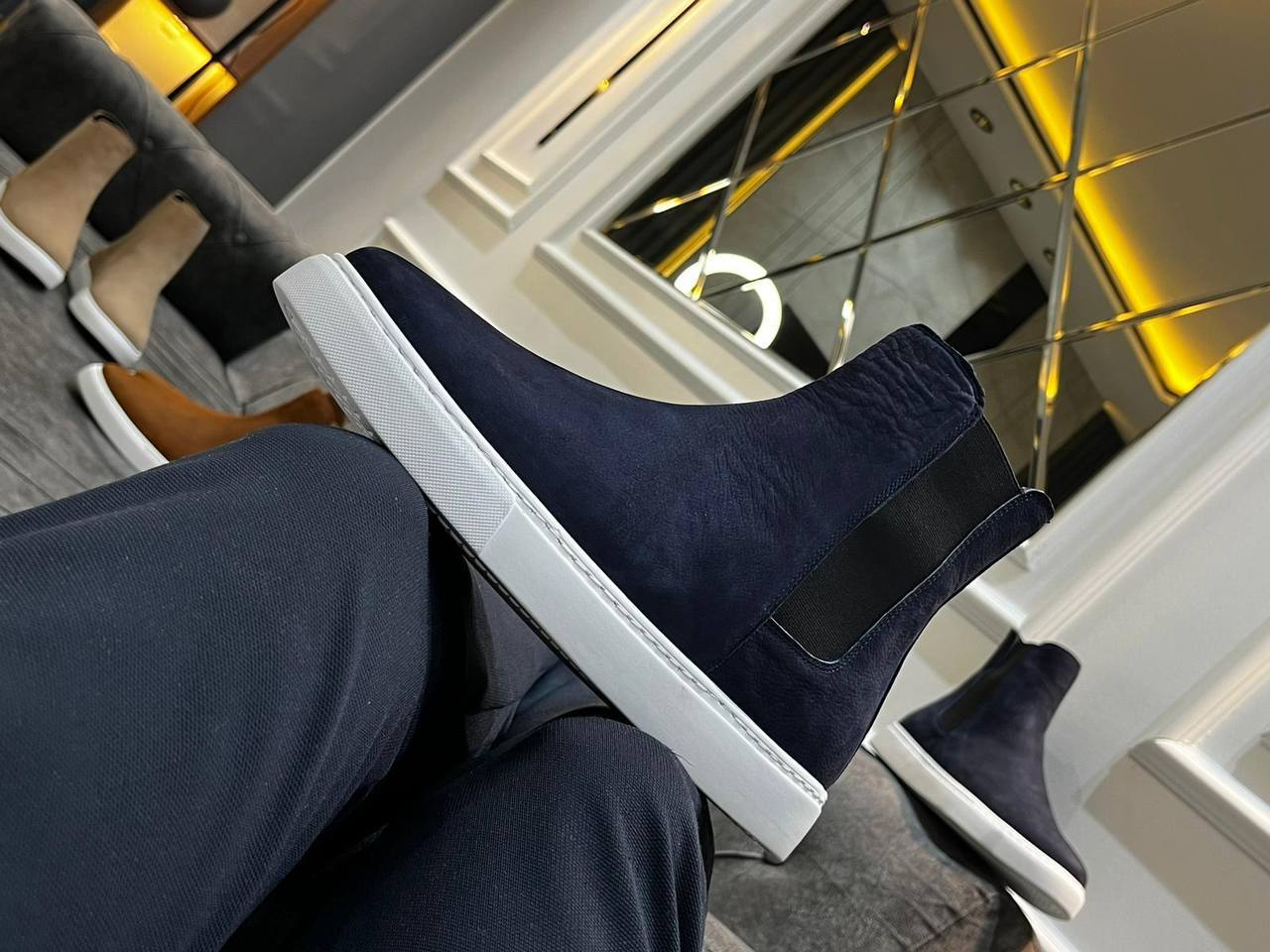 Carlos classic high quality men boots