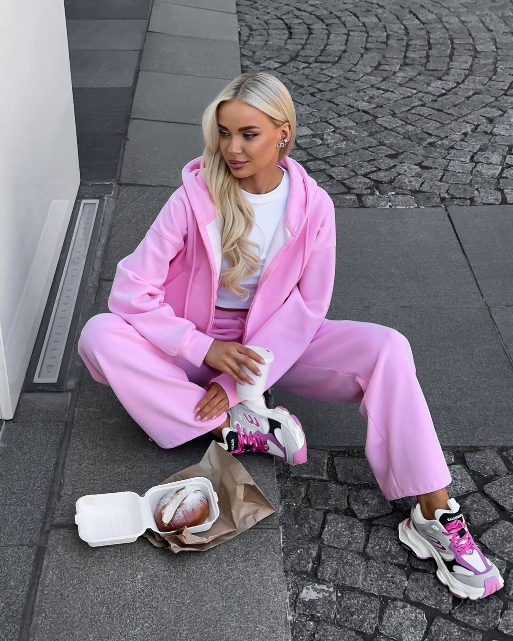 THREE-THREAD COTTON FABRIC WOMEN SET