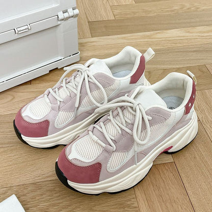 Women's Thick-Sole Height-Increasing Fashion Sneakers
