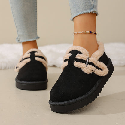 Season New Retro Platform Cotton Shoes For Women