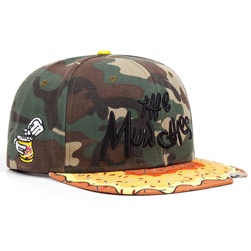 American-style Flat Brim Cap For Spring And Autumn