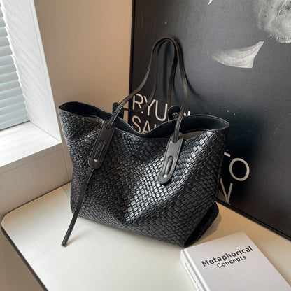 Large Capacity Woven Bag Women's All-match One-shoulder Underarm