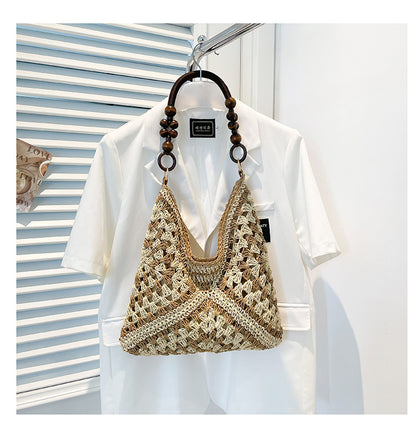 Large Capacity Woven Bag Women Summer Beach