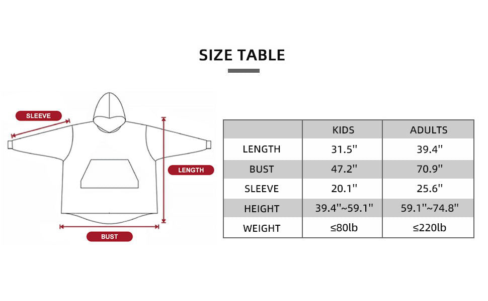 RONGTAI Cobertor Vestivel Com Capuz Para Adultos Sherpa  Moletom Cobertor Com Bolsos Como Presente Para Mulheres E Homens