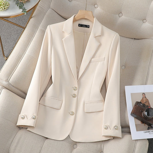 Temperament Goddess Style Workwear Petite Formal Suit Commuting