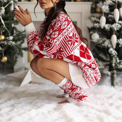 Women's New Christmas Knitted Dress