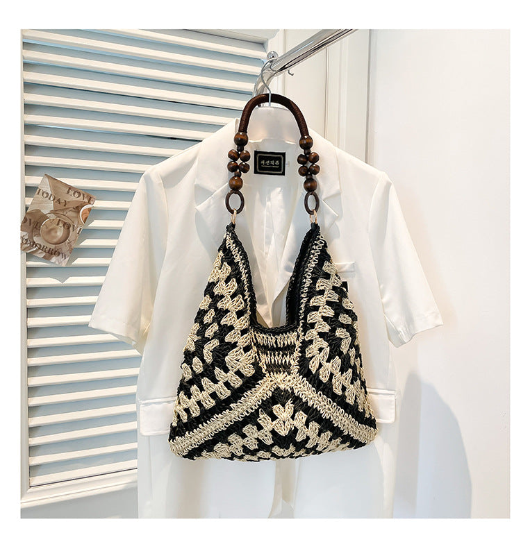 Large Capacity Woven Bag Women Summer Beach