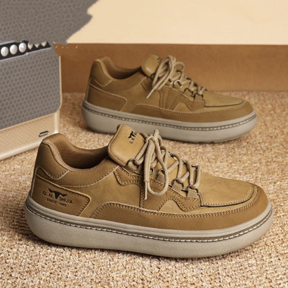 Men's Synthetic Leather Casual Sneakers