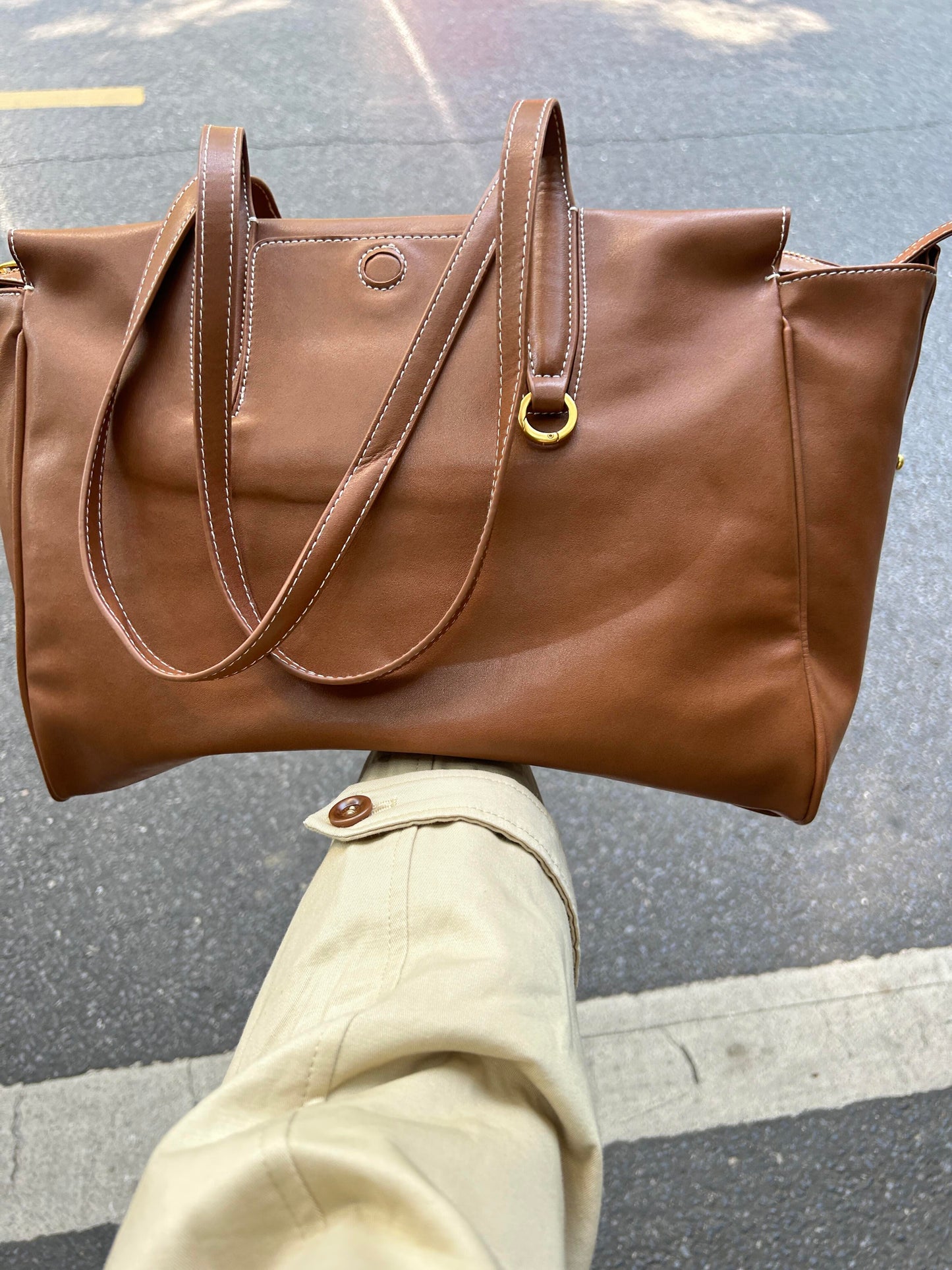 Women's Simple Retro Large Capacity Shoulder Bag