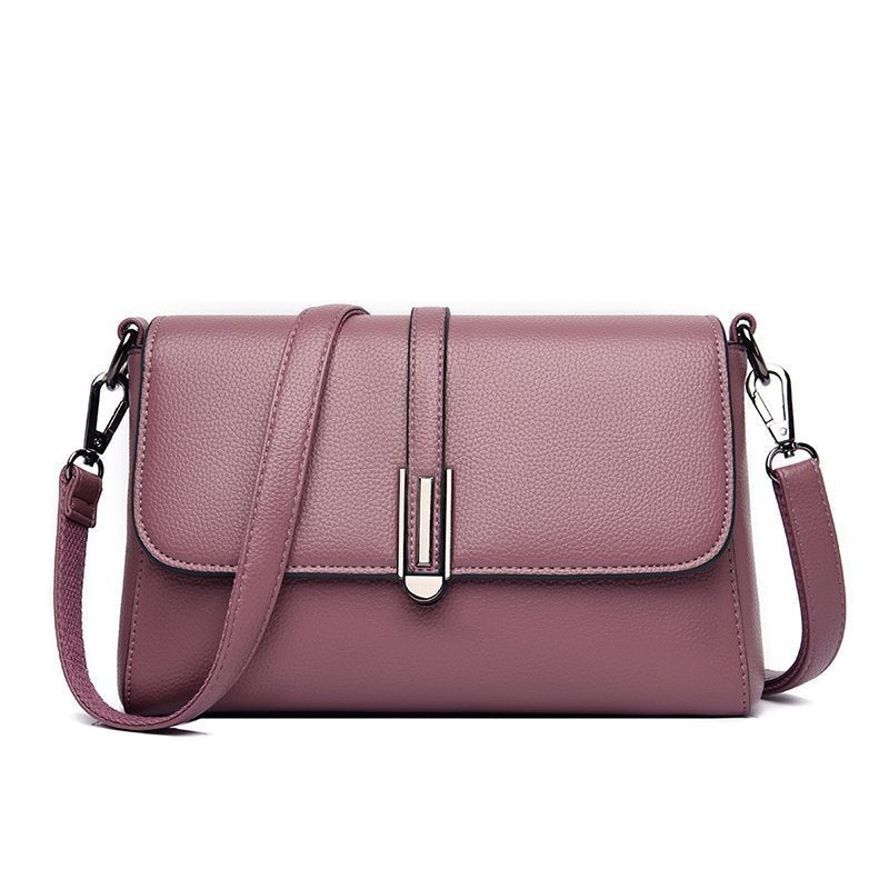 Casual PU Microfiber Leather Single Shoulder Crossbody Bag