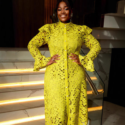 Lace Coat Half Turtleneck Cardigan Inner Wear Dress