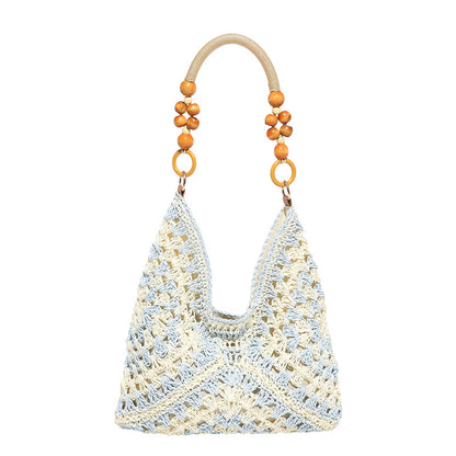 Large Capacity Woven Bag Women Summer Beach