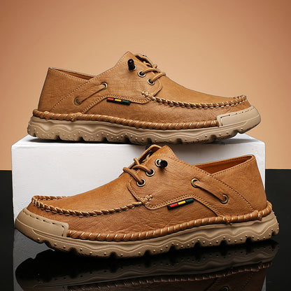 Men's Leather Shoes Genuine Leather Fashion Business Casual Shoes