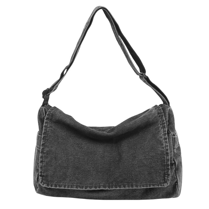 Denim Large Capacity Versatile Casual Shoulder Crossbody Bag