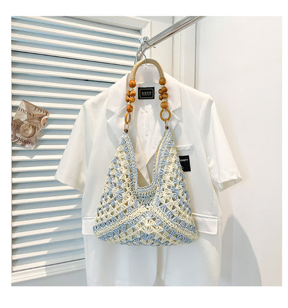 Large Capacity Woven Bag Women Summer Beach