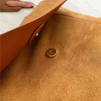 Fabric Women's Bag Stylish And Simple 2025 New Retro Solid Color