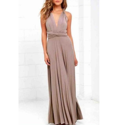 Women's Sexy Long Party Dress Club Floor-Length Summer Backless Bandage Maxi Dress Multiway Bridesmaids Boho Women Dress Vestidos