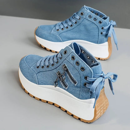 High-top Platform Female Fashion Casual Board Shoes