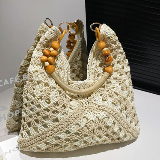 Large Capacity Woven Bag Women Summer Beach