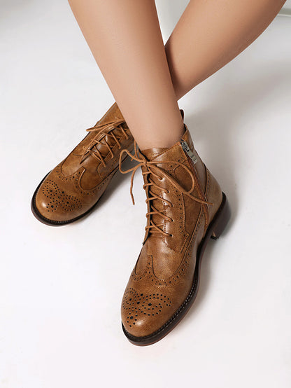 Women's Chunky Heel Black Classic Boots