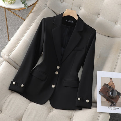 Temperament Goddess Style Workwear Petite Formal Suit Commuting