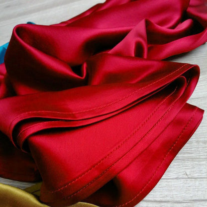 Triacetate Dress Long Satin Suspender Skirt