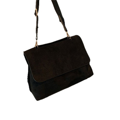 Fabric Women's Bag Stylish And Simple 2025 New Retro Solid Color