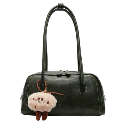 Large Capacity Pillow Bag With Underarm Texture For Commuting