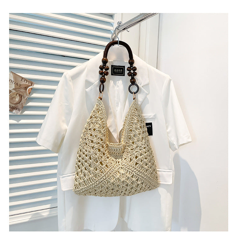 Large Capacity Woven Bag Women Summer Beach