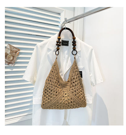 Large Capacity Woven Bag Women Summer Beach