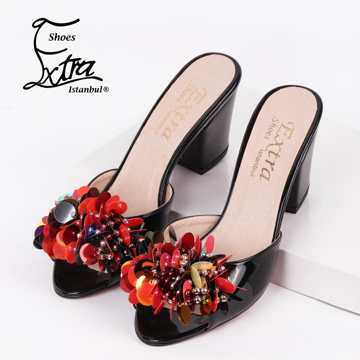 Lucy flowered women shoes