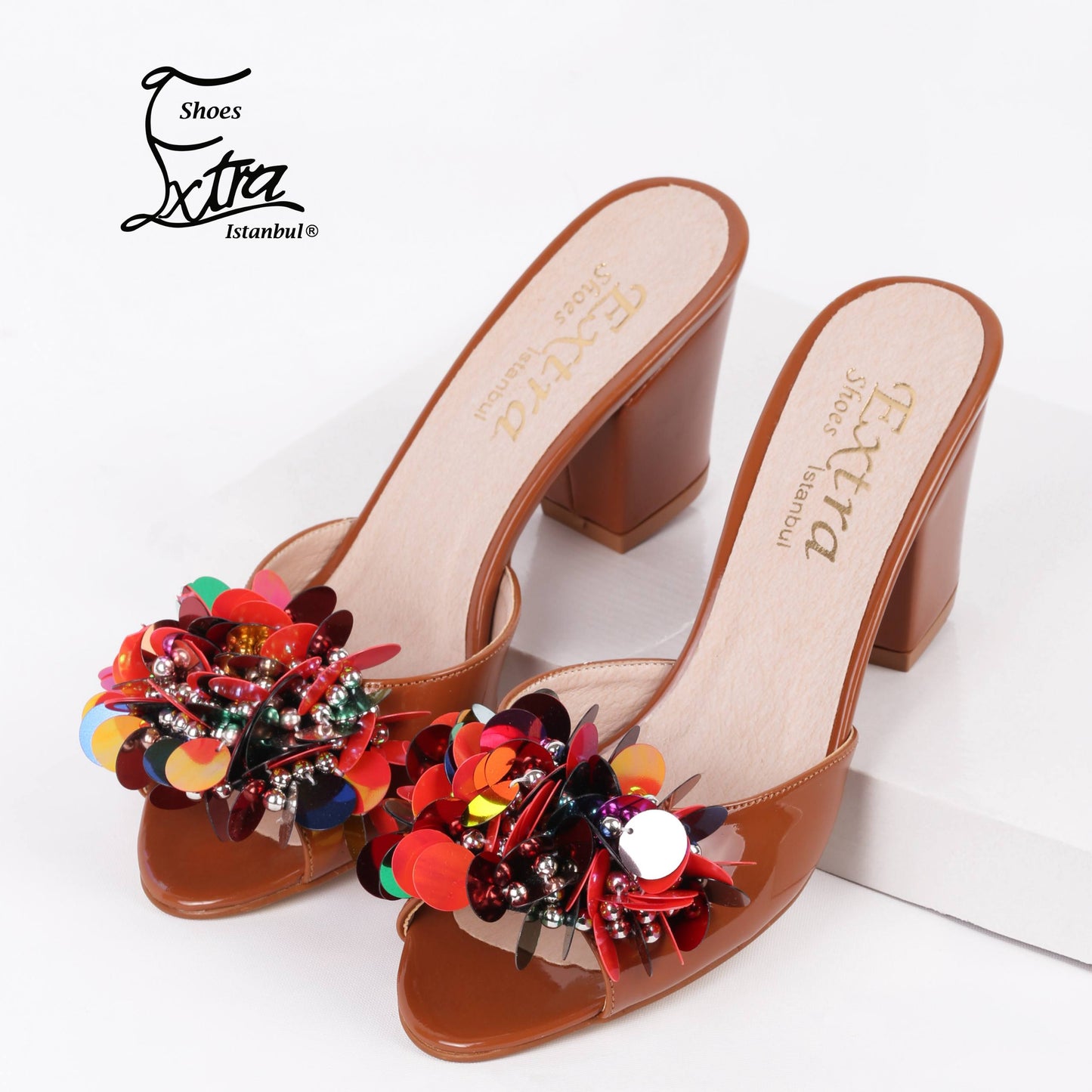 Lucy flowered women shoes