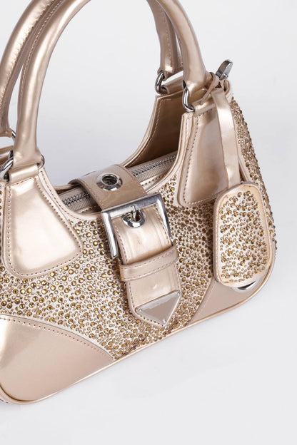 Marta golden classic women hand bag