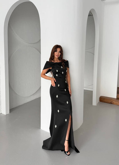 Princess Ace out shoulder prom dress