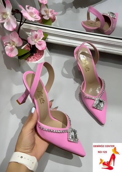 Riley women heel and bag set