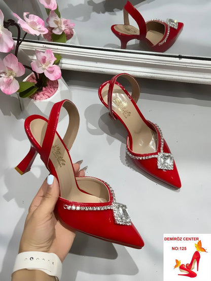 Riley women heel and bag set