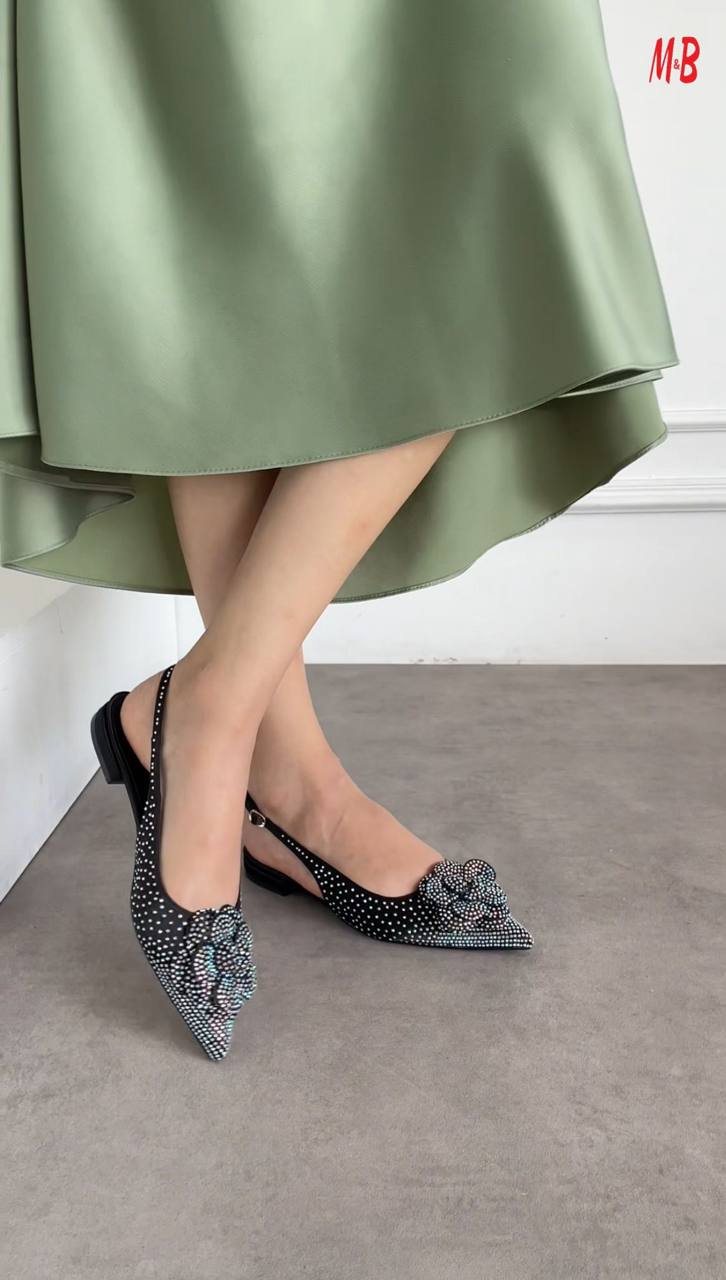 Mickey women flower flat shoes