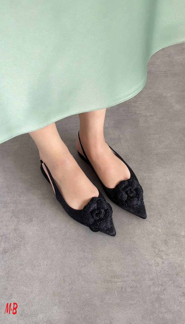 Mickey women flower flat shoes