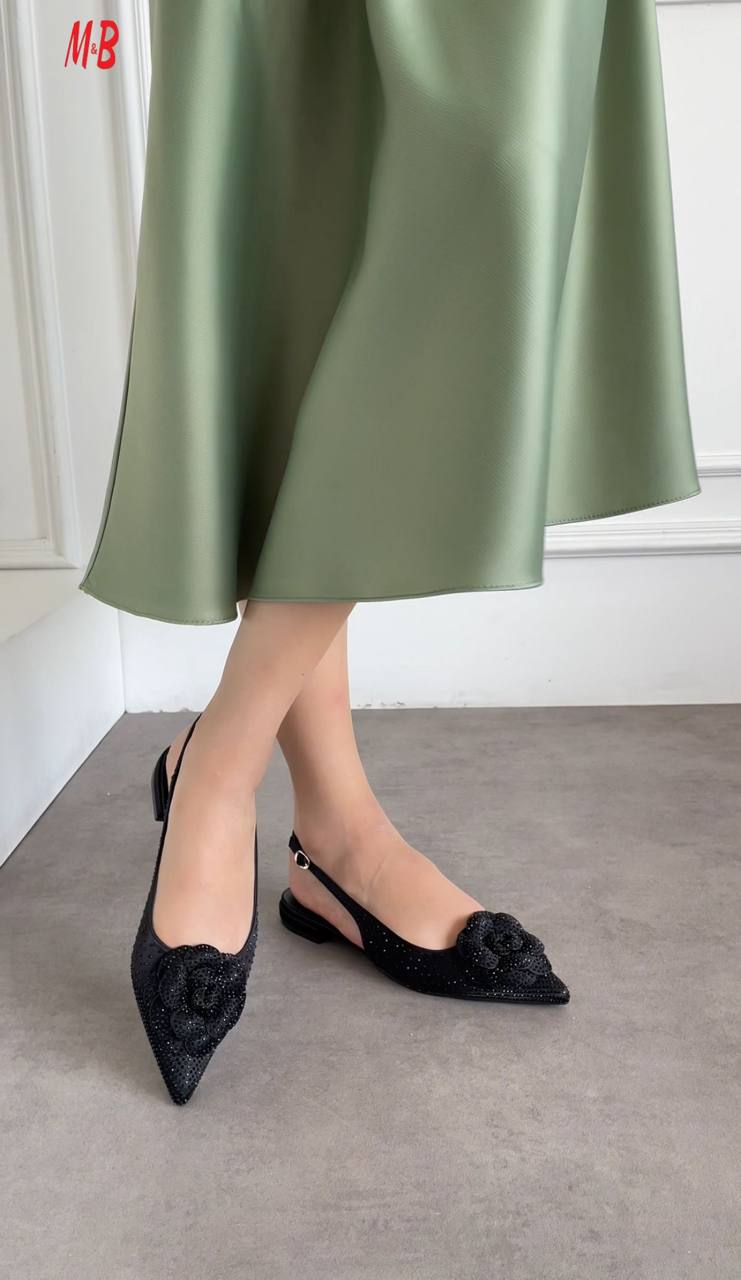 Mickey women flower flat shoes