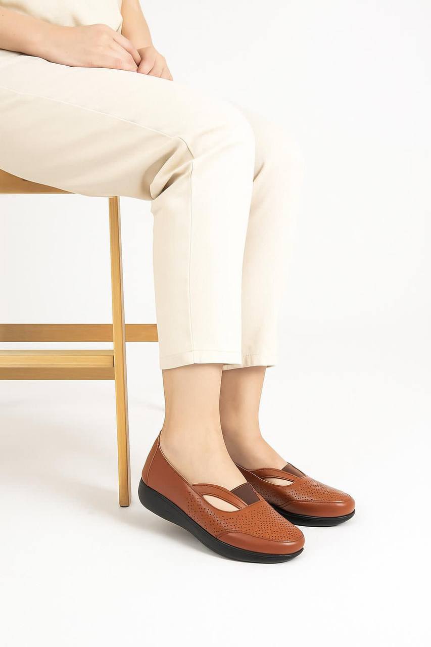 Leyla real leather original orthopaedic women shoes