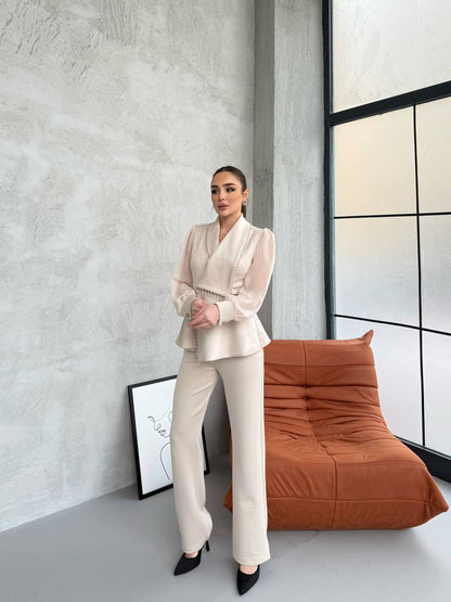 Infinite luxury women pant suit