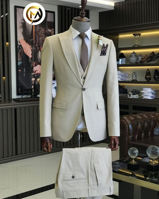 Escobar single button men suit