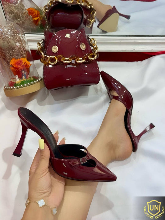 Michelle women classic bag and heel set