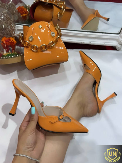 Michelle women classic bag and heel set