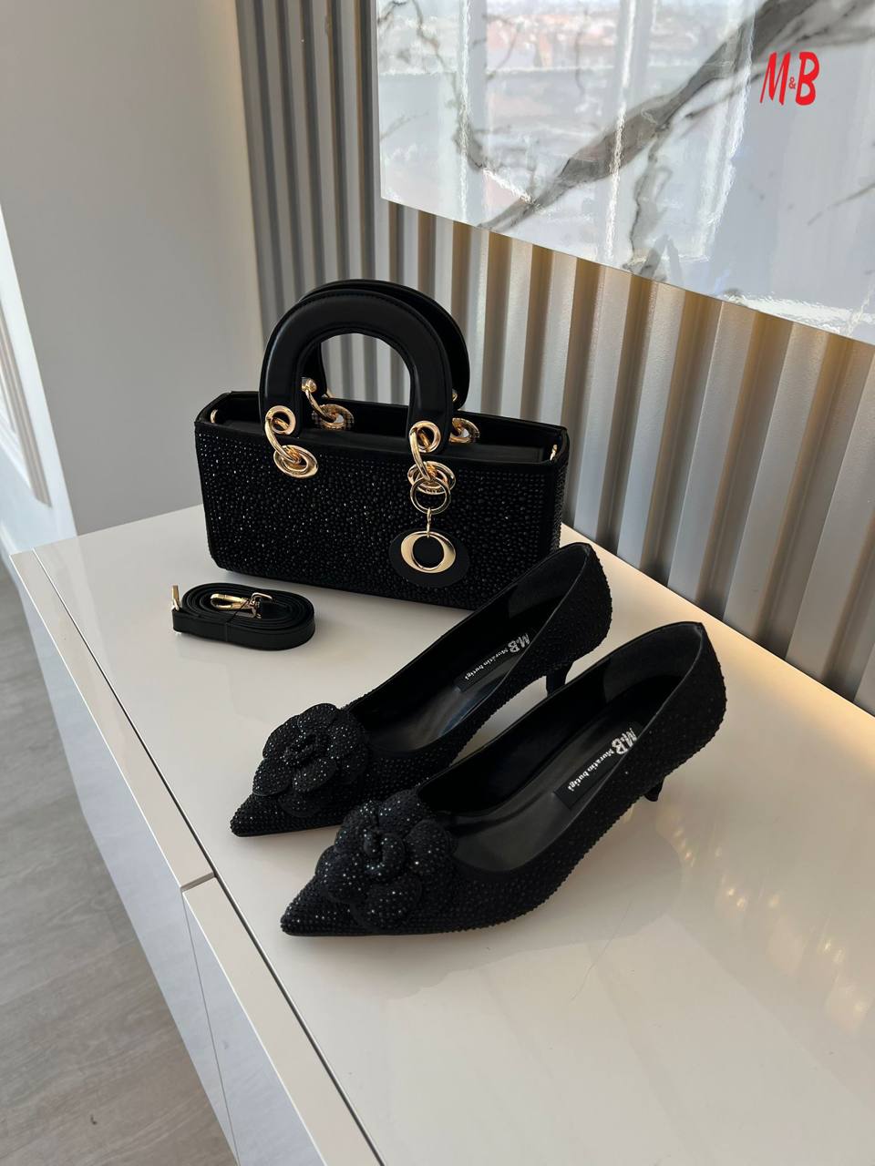 Madrid women bag and shoe set